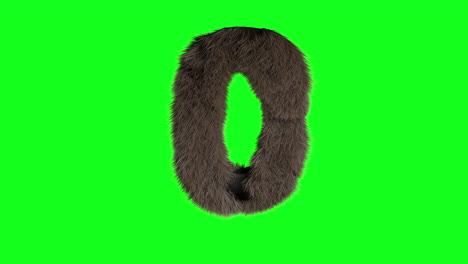 Abstract-hairy-number-0-zero-sign-fluffy-furry